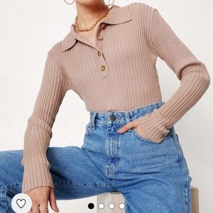 Knit's About To Happen Ribbed High-Leg Bodysuit